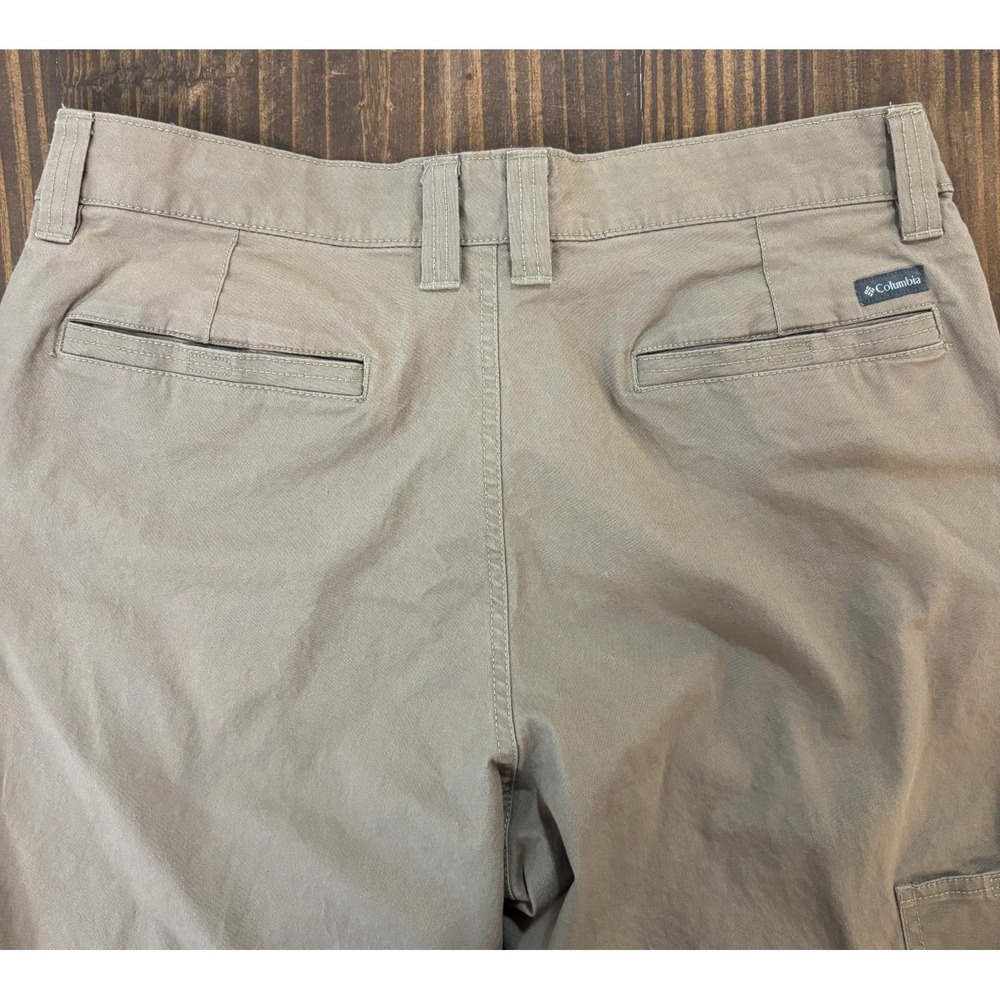 COLUMBIA Mens 34x30 Khaki Chino Pants Regular‎ Fit Stretch Casual - Picture 6 of 10